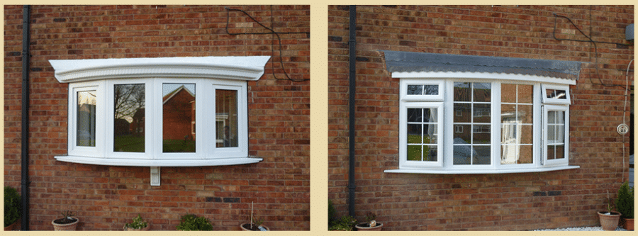Old Bow Window Out Replaced With New uPVC Bow Window