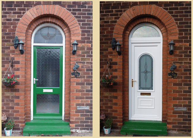 Arch Top door With Panel