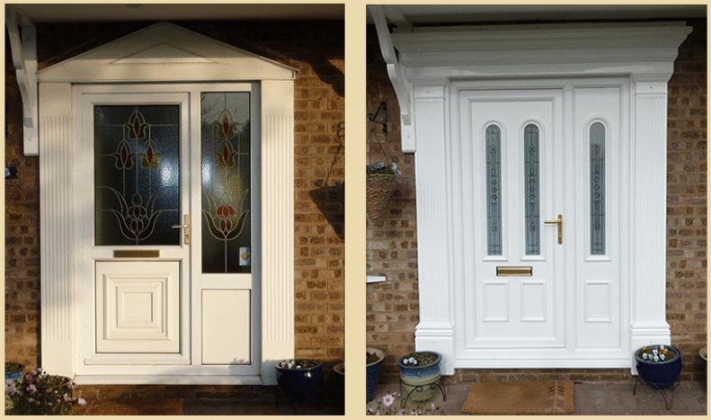 Old uPVC front door replaced with new uPVC Front Door